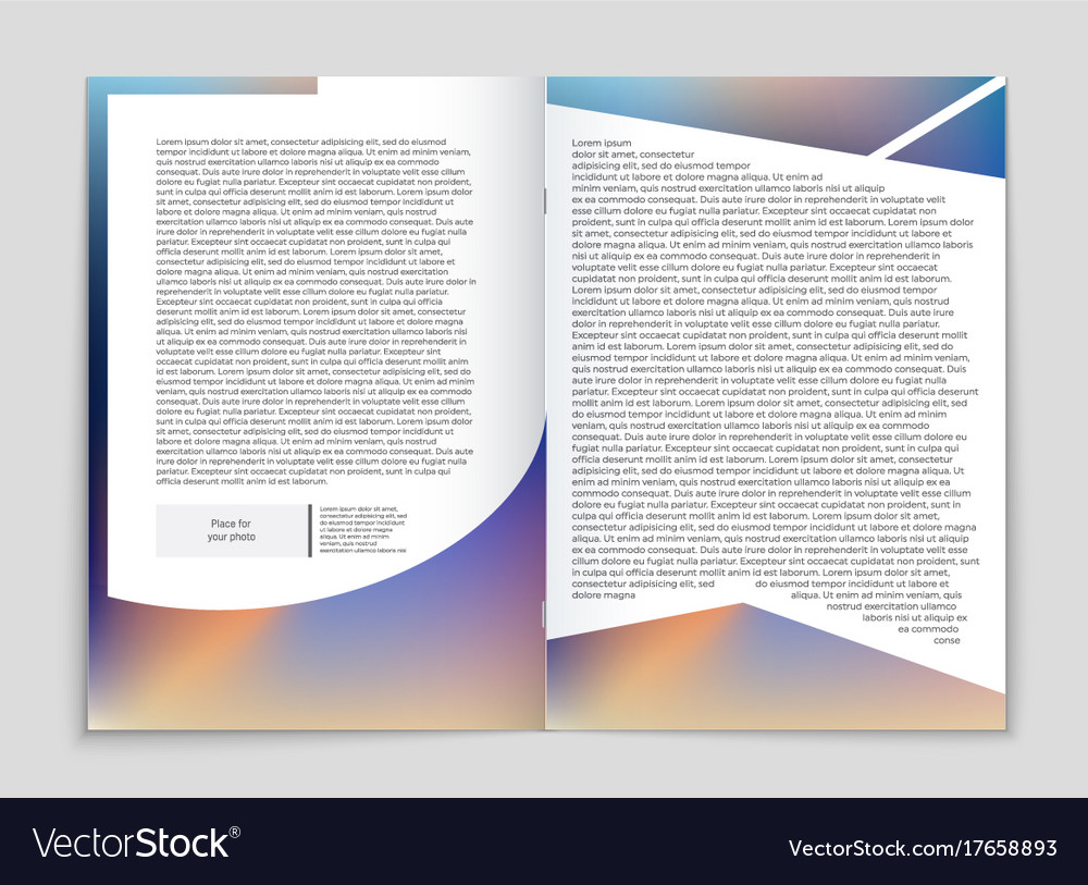 Abstract layout background set for art