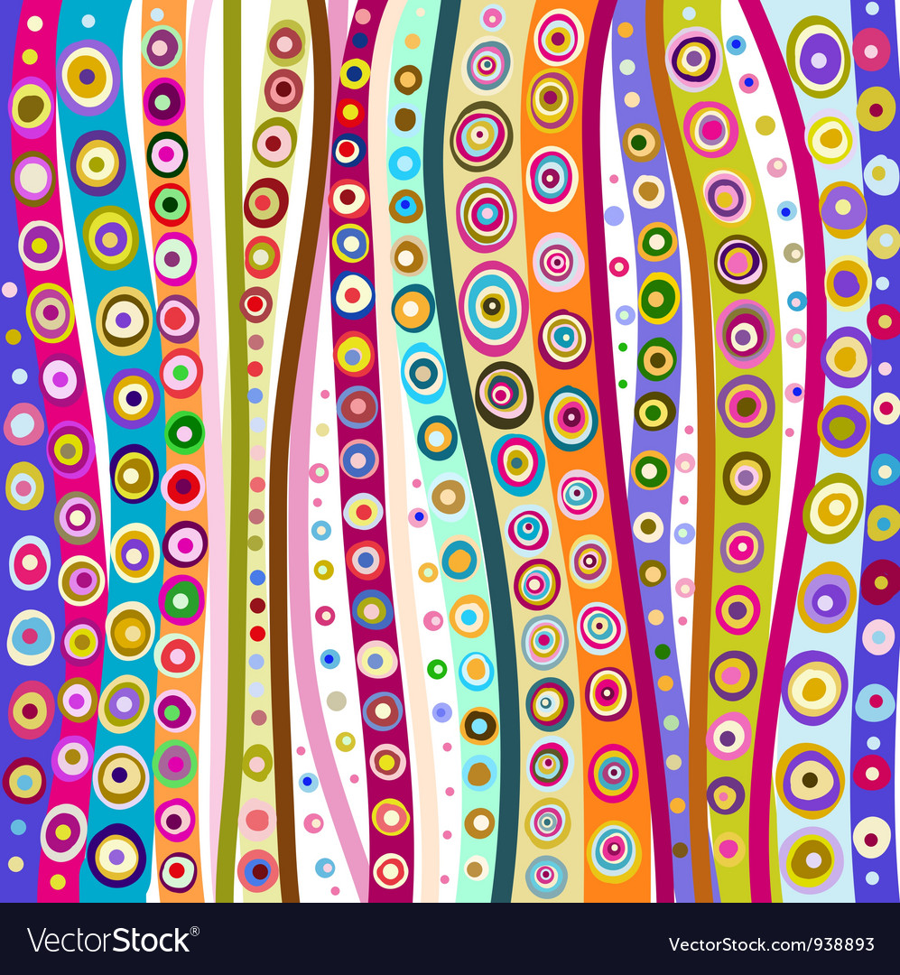 Colorful Abstract Circles Background