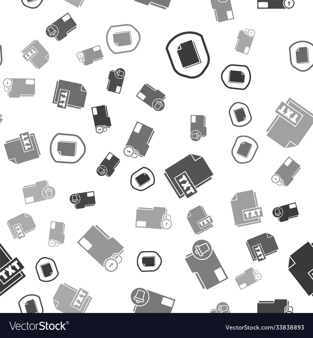 Set document protection concept delete folder vector image Set document protection concept delete folder