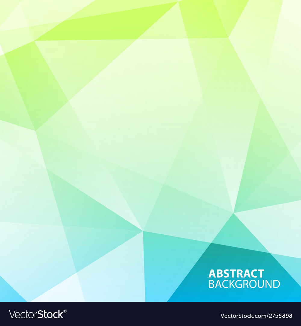 Abstract blue - green geometric background Vector Image