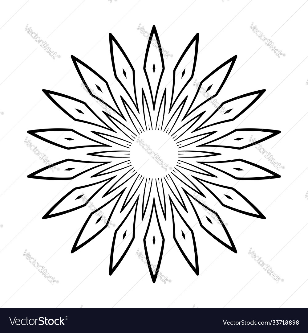 Abstract decorative circle design element Vector Image Abstract decorative circle design element