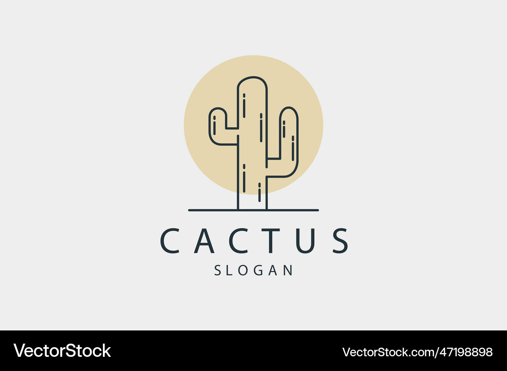 Cactus Royalty Free Vector Image - VectorStock