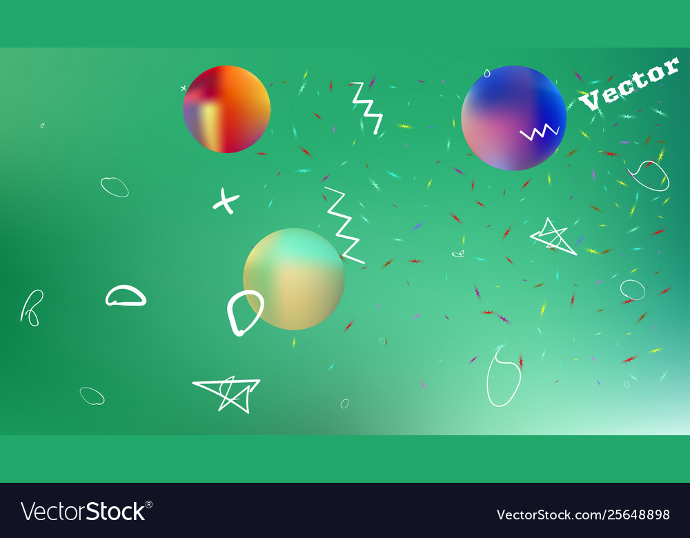 Funny abstract space background picture mesh vector image Funny abstract space background picture mesh