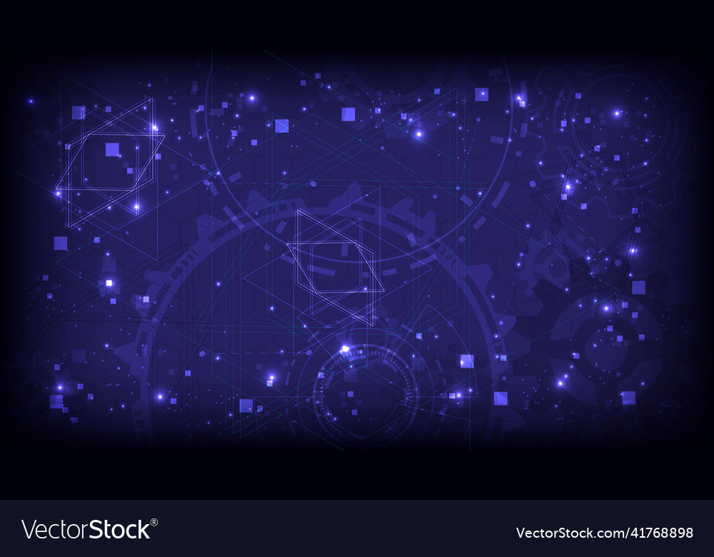Futuristic sci-fi of hud element abstract hi-tech