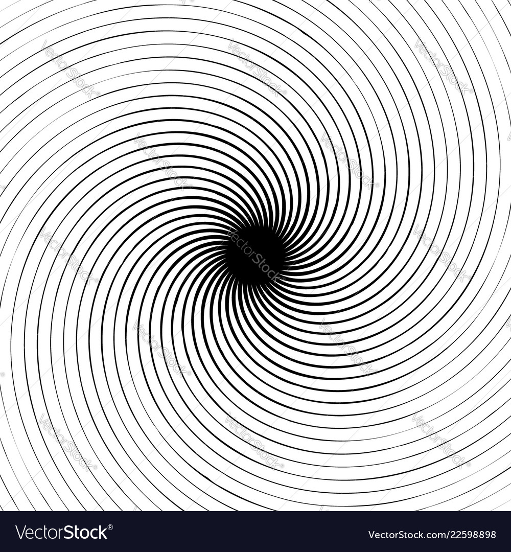 Irregular swirling spiral lines element pattern