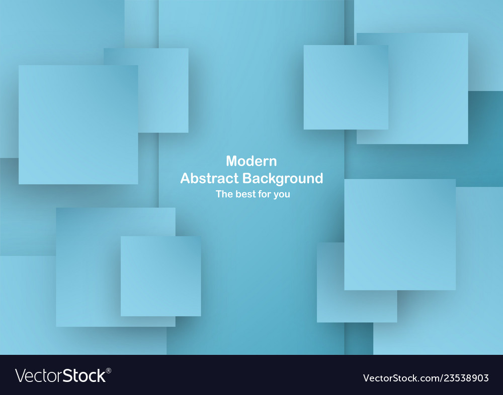 Abstract blue background in square shape vector image Abstract blue background in square shape