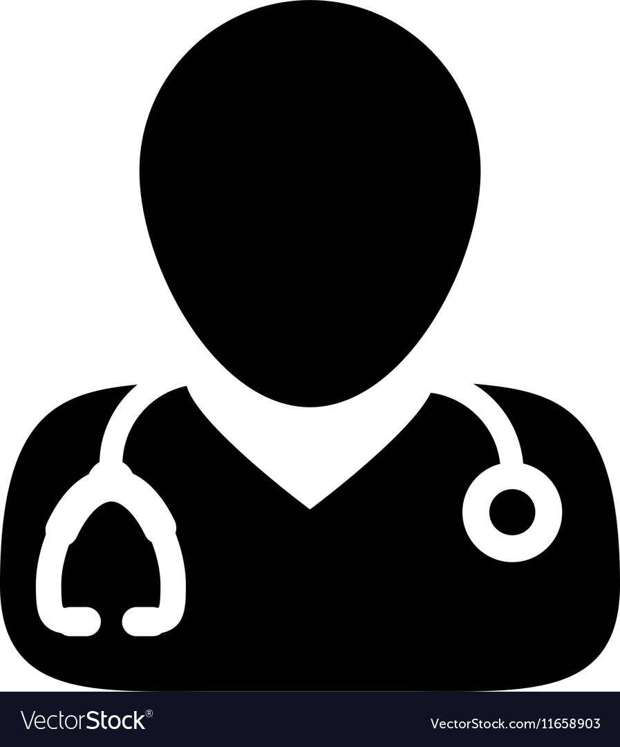 Doctor physician nurse medical healthcare icon Vector Image