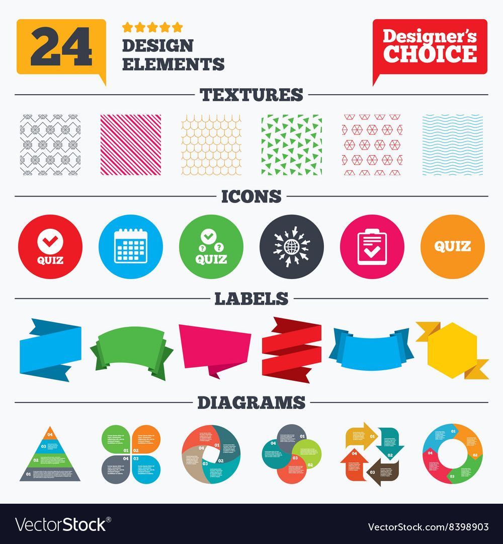 Quiz & Checklist Icons - Checkmark Theme