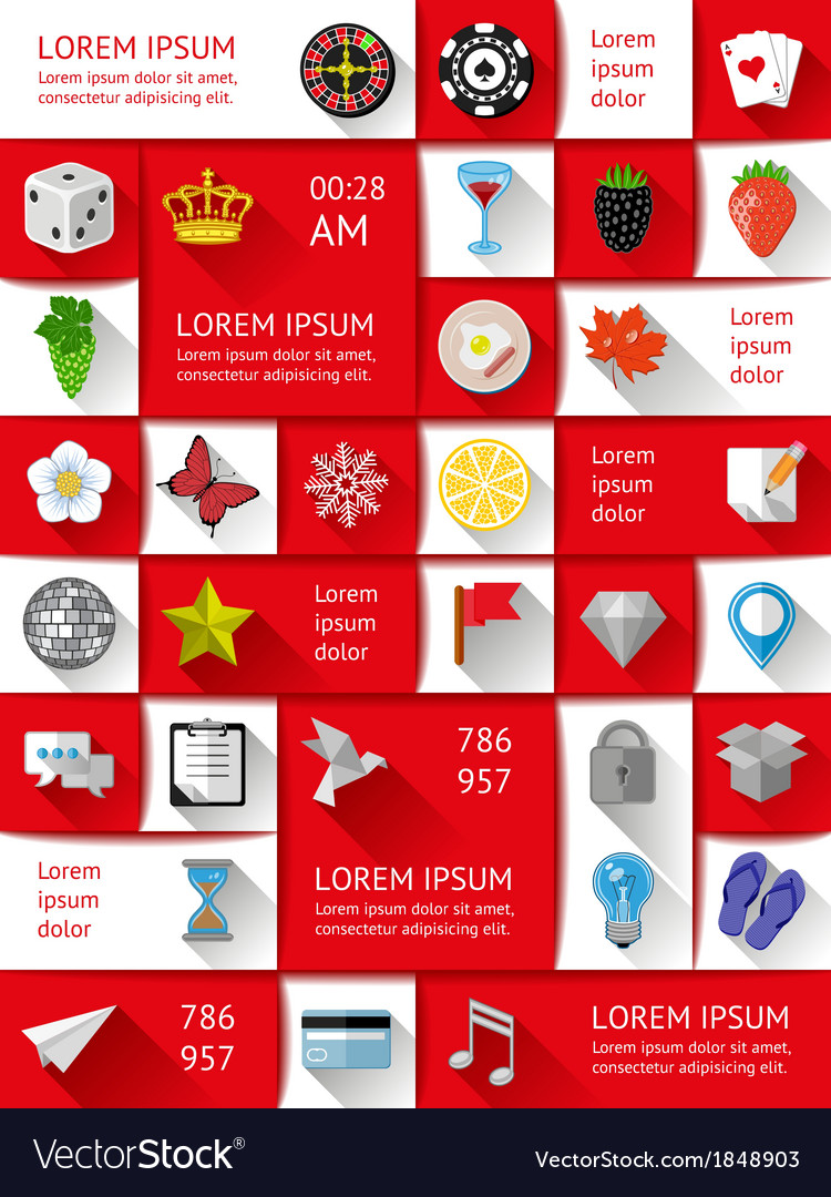 Ui infographics and web elements