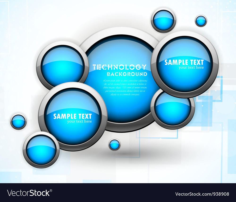 Abstract background with circles