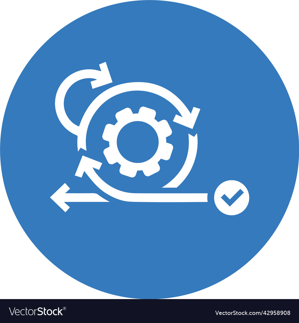Agile Scrum Project Management Icon