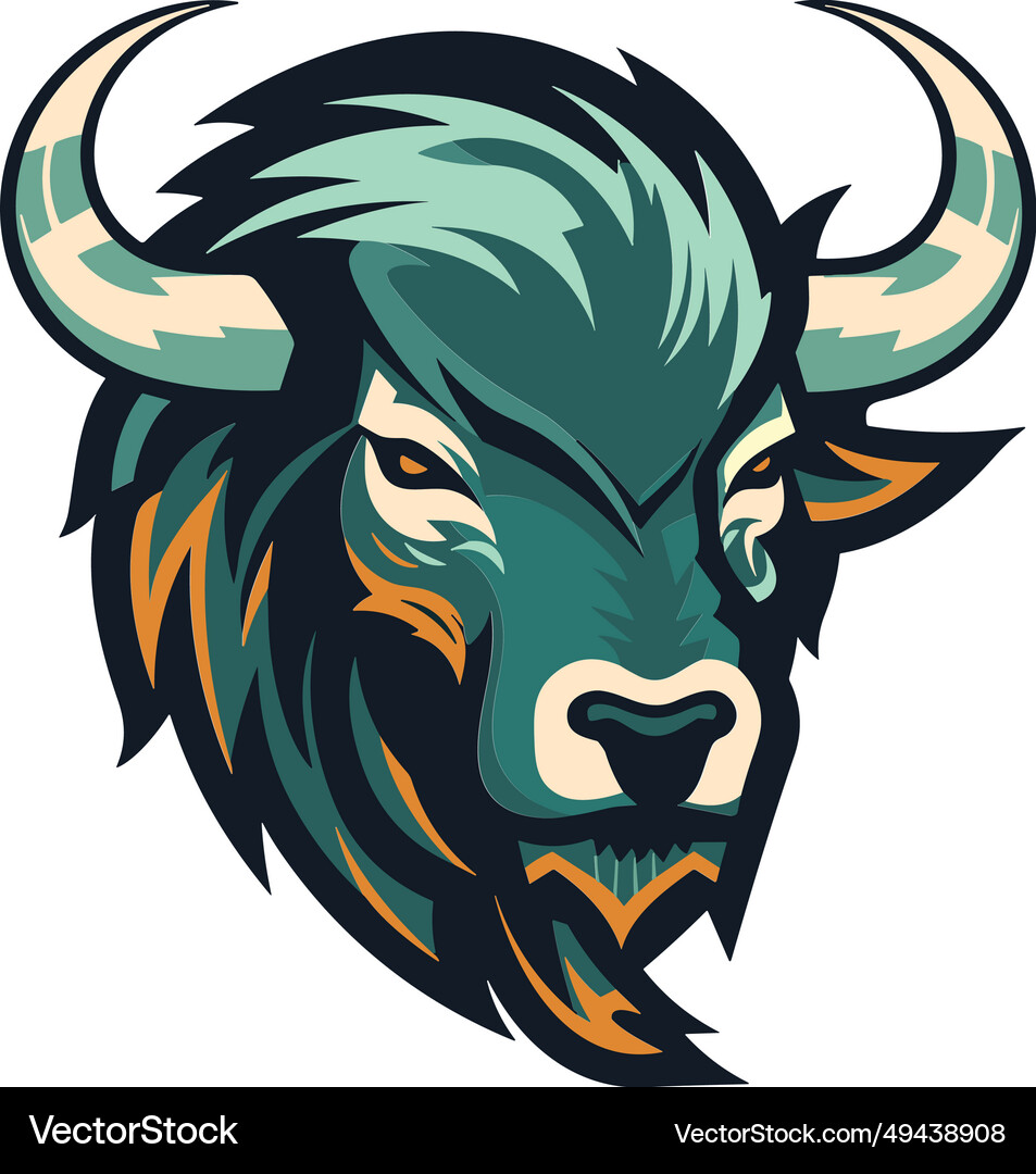 Bison majesty Royalty Free Vector Image - VectorStock