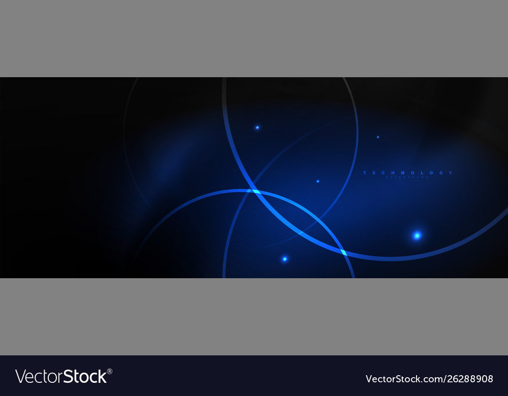 Dark abstract background with bright color neon