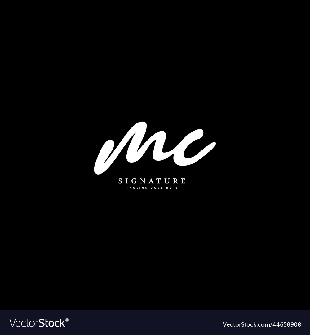 Elegant Initial Signature - MC