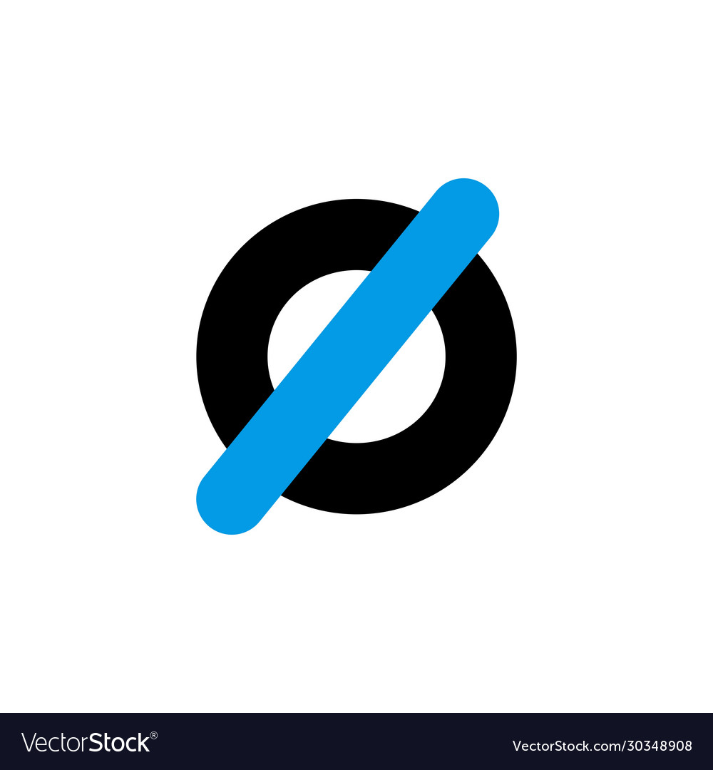 Empty set learning science and mathematics icon vector image Empty set learning science and mathematics icon