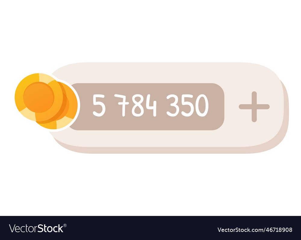 Game ui button mobile application or vector image Game ui button mobile application or