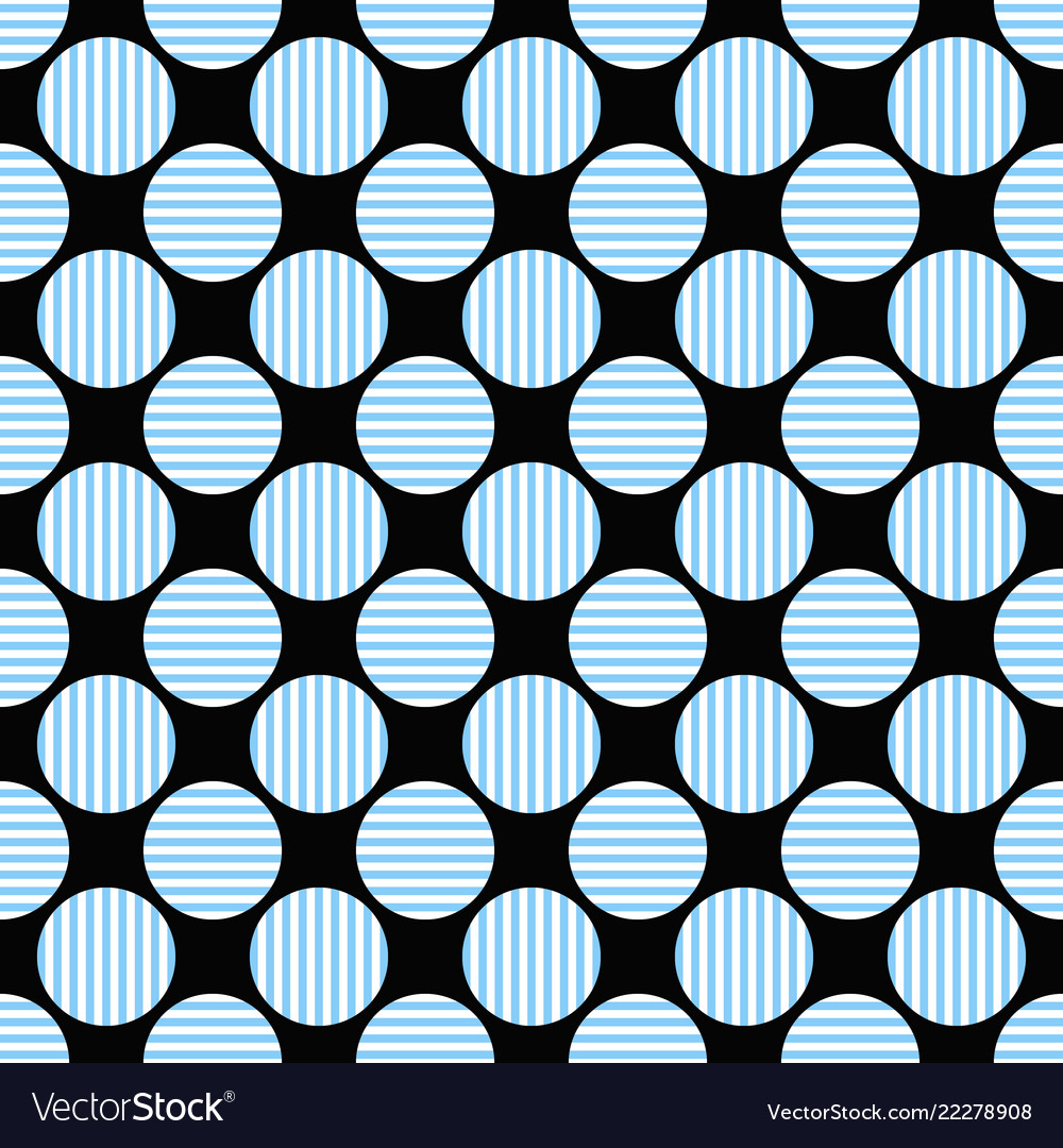 Simple seamless circle pattern design background vector image Simple seamless circle pattern design background