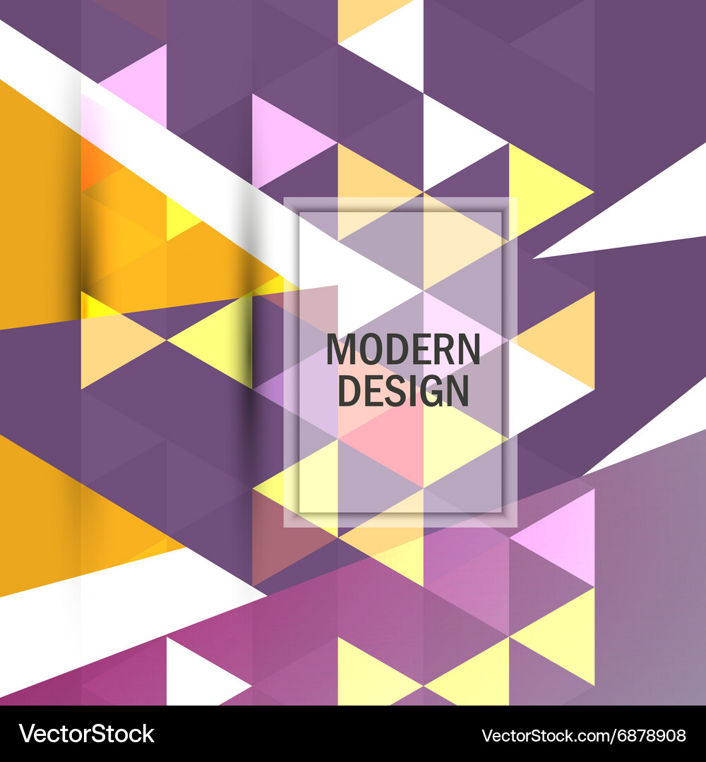 Triangle texture background Royalty Free Vector Image