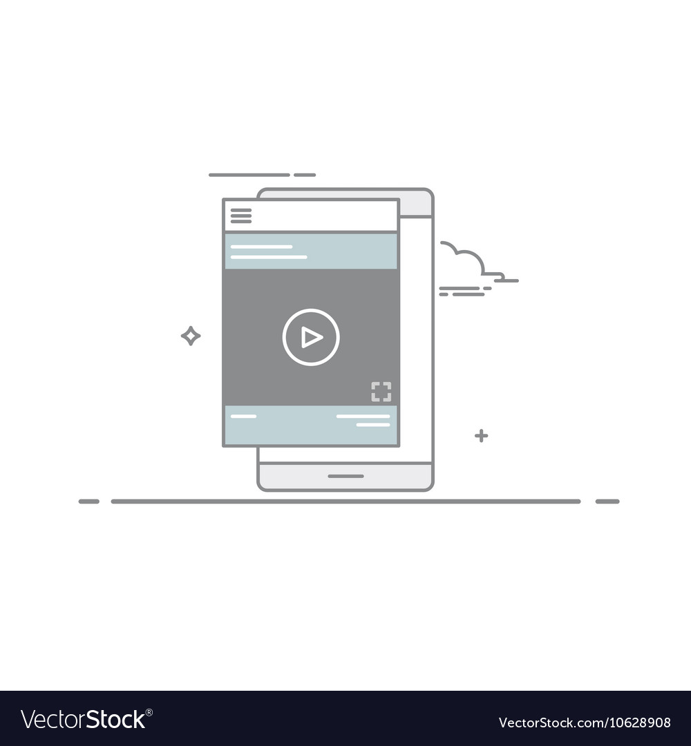 Video design concept player or tutorial