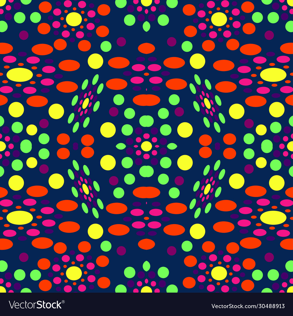 Abstract seamless colorful pattern exotic shapes Vector Image Abstract seamless colorful pattern exotic shapes