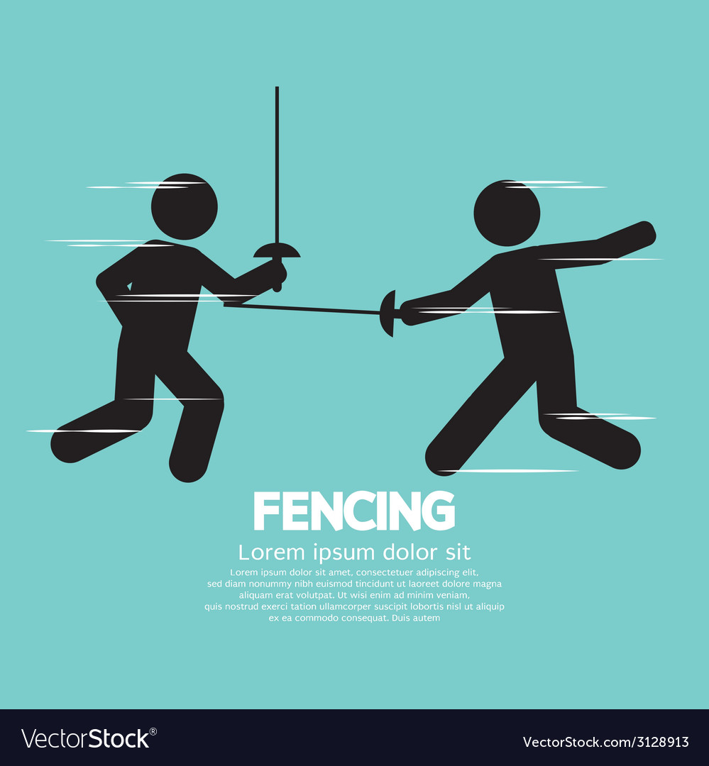 Fencing Sportschild