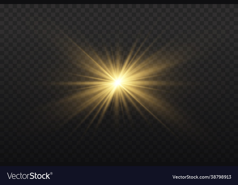 Flash bright star shining sun sparkling dust Vector Image Flash bright star shining sun sparkling dust