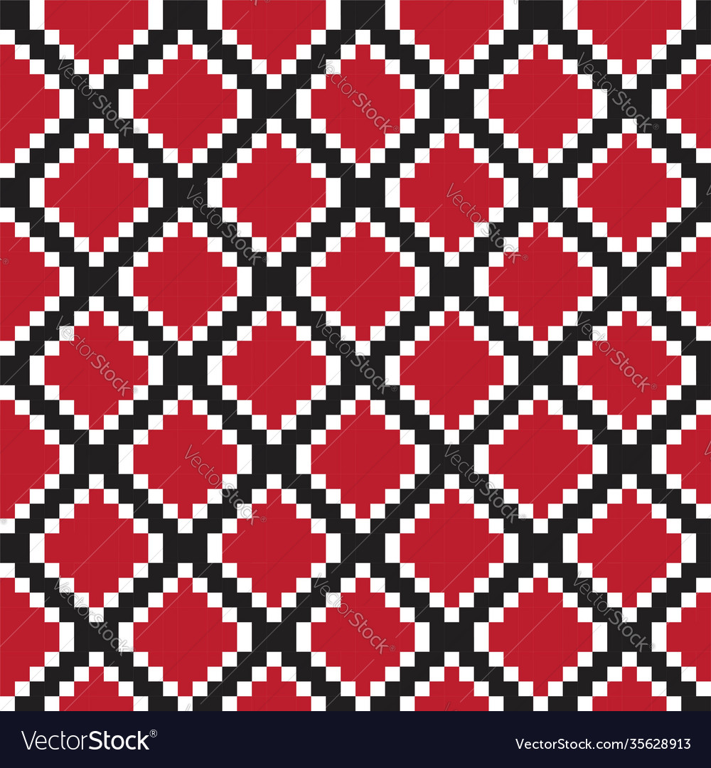 Red argyle seamless pattern background Vector Image Red argyle seamless pattern background
