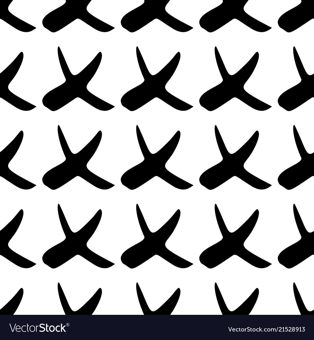 Seamless pattern with x symbols Vector Image Seamless pattern with x symbols