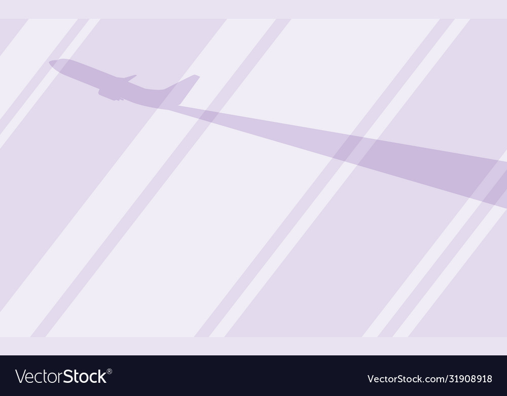 Airplane through window design