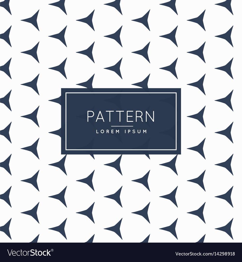 Clean abstract shapes pattern design