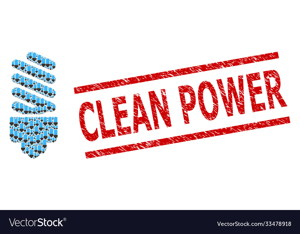 Fluorescent bulb recursion composition vector image Fluorescent bulb recursion composition