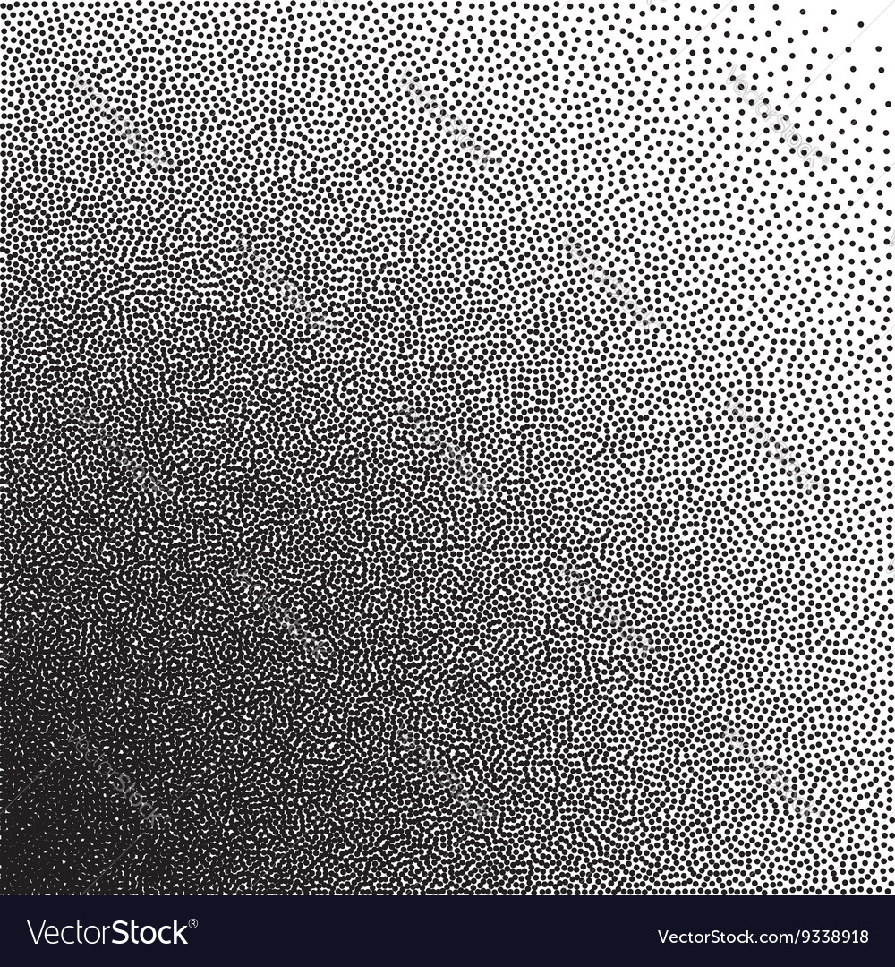 Stochastic raster halftone gradient print
