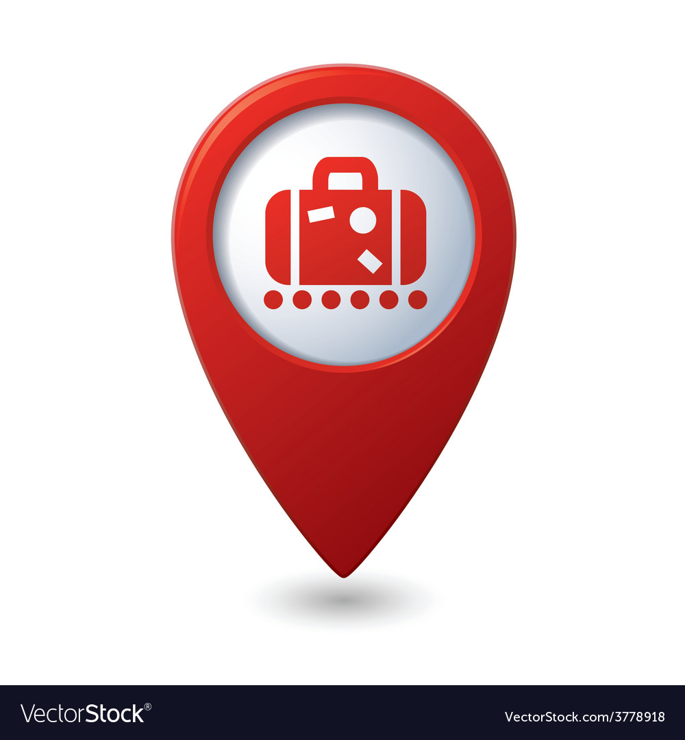 Suitecase red pointer