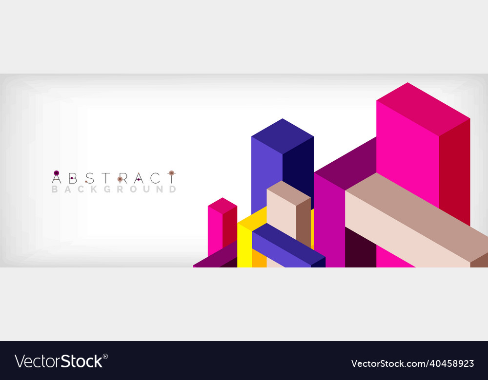 Abstract background 3d cubes cubic elements