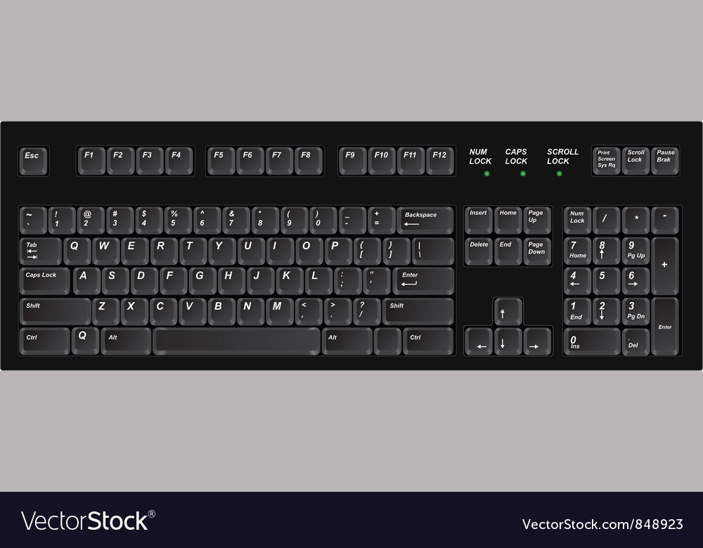 Black Computer Keyboard