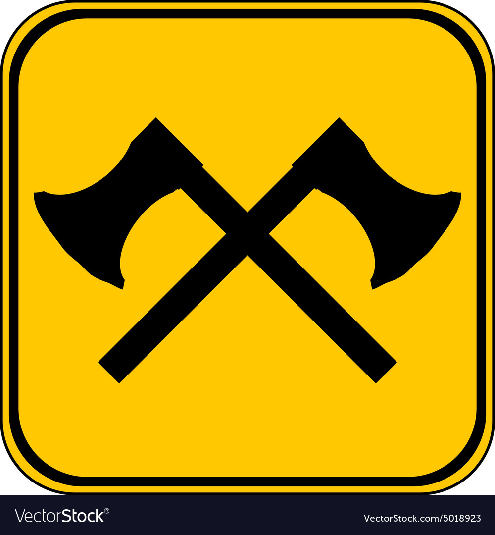 Crossed axes button