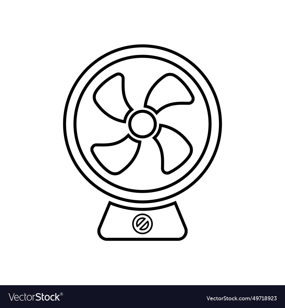 Fan icon vector image Fan icon