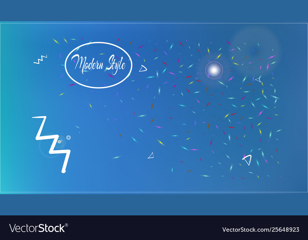 Minimal abstract space background picture modern vector image Minimal abstract space background picture modern