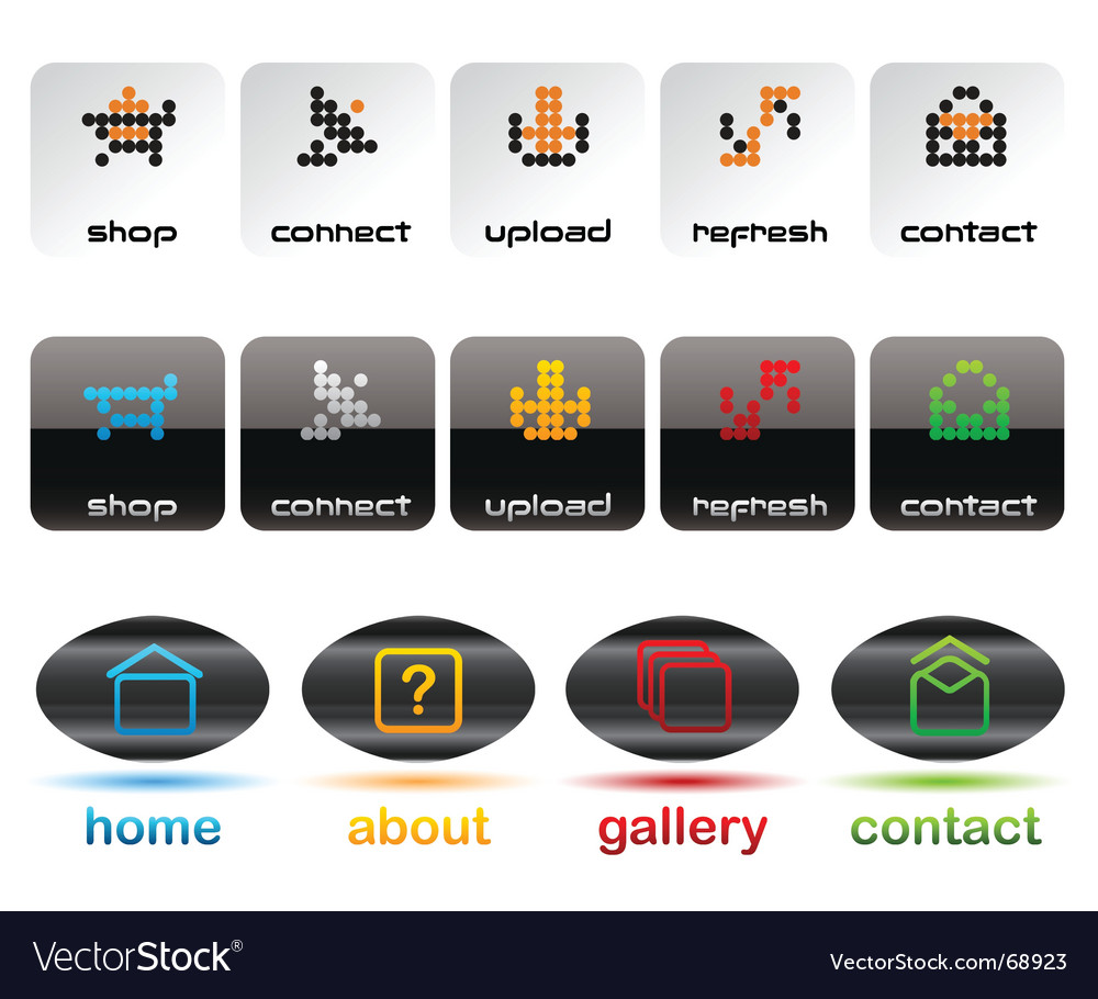 Modern Button Set