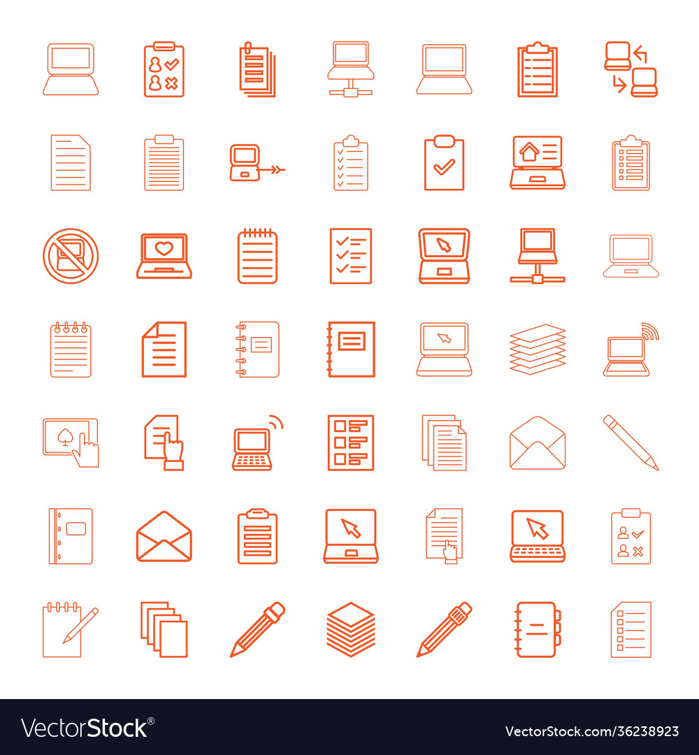 Notebook icons
