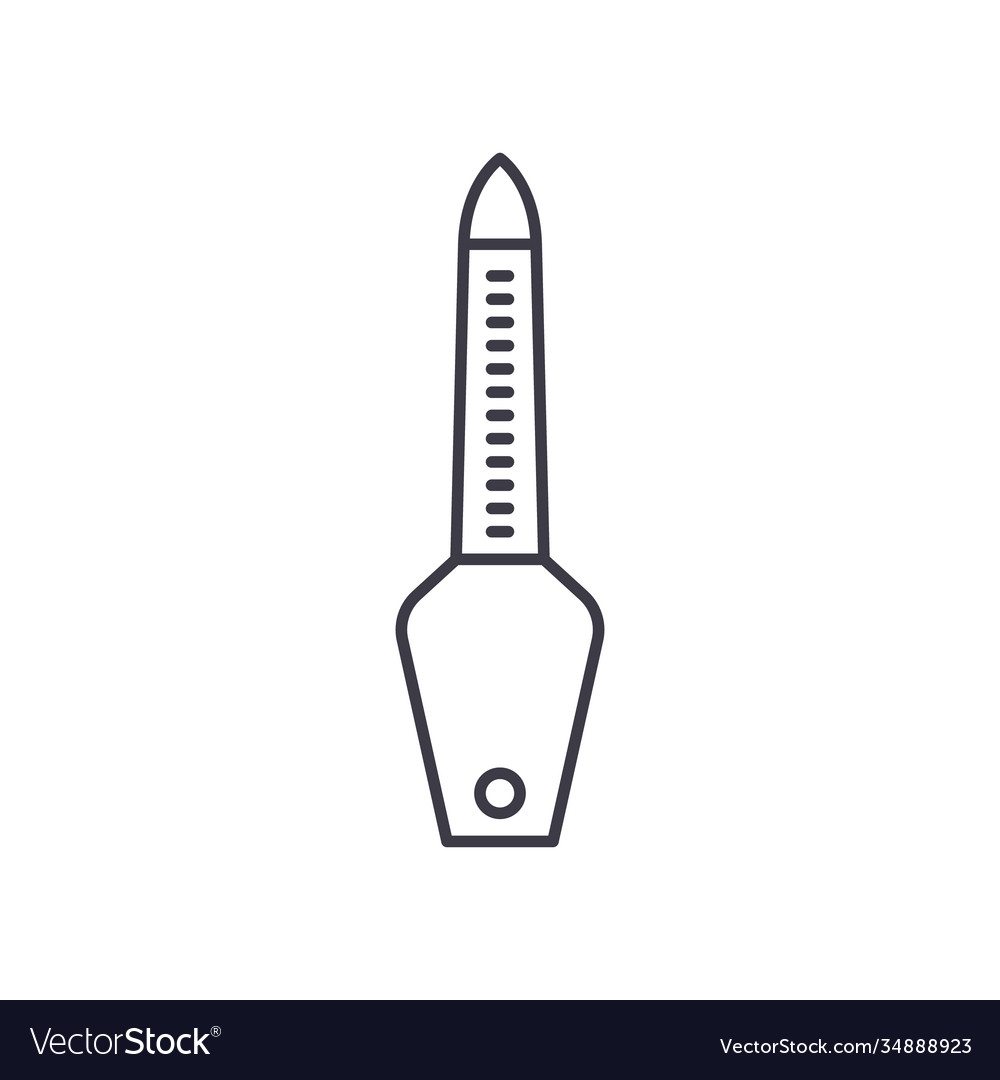 Rasp icon linear isolated thin line vector image Rasp icon linear isolated thin line