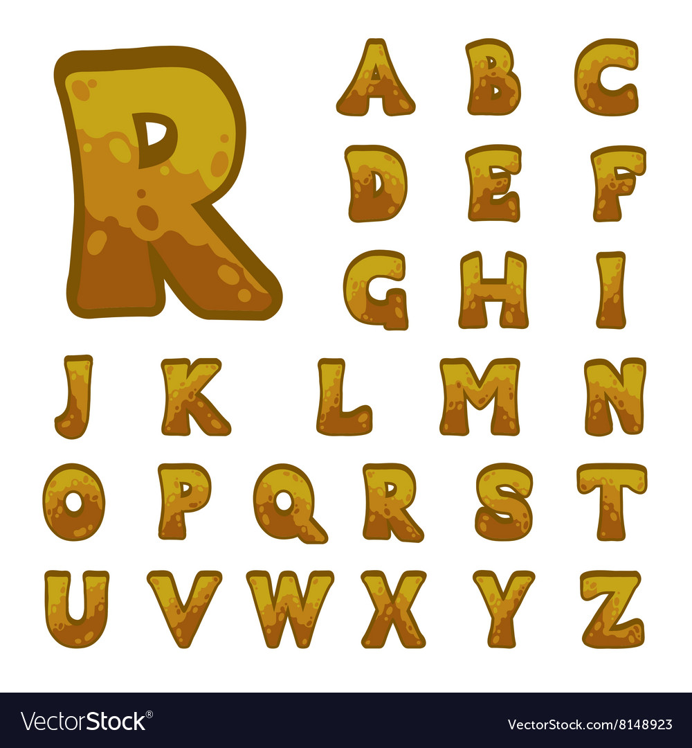 Stone game alphabet for user interfaces