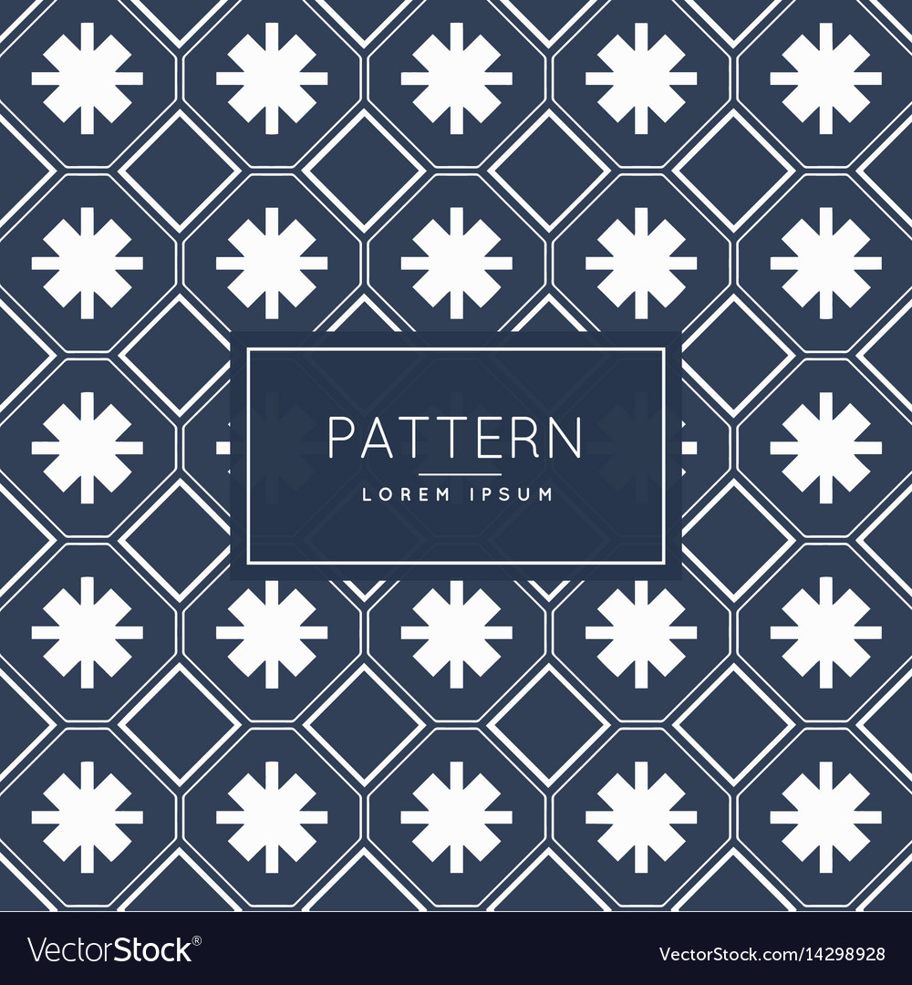 Abstract geometric shapes pattern design