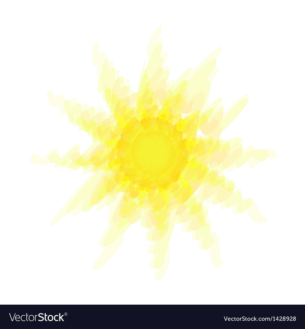 Abstract hot sun