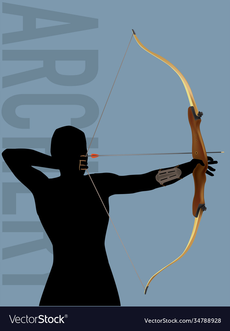 Archery sport Royalty Free Vector Image - VectorStock