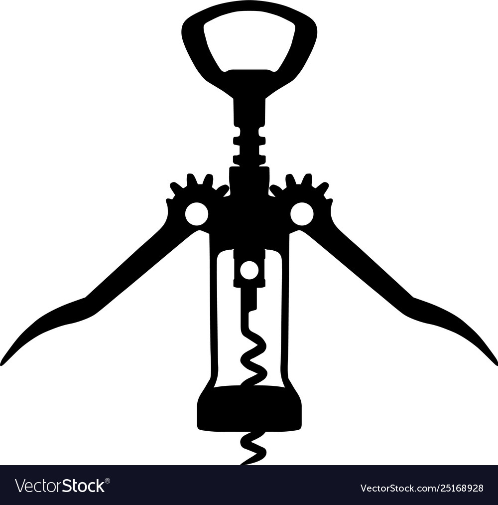 Corkscrew eps Royalty Free Vector Image - VectorStock