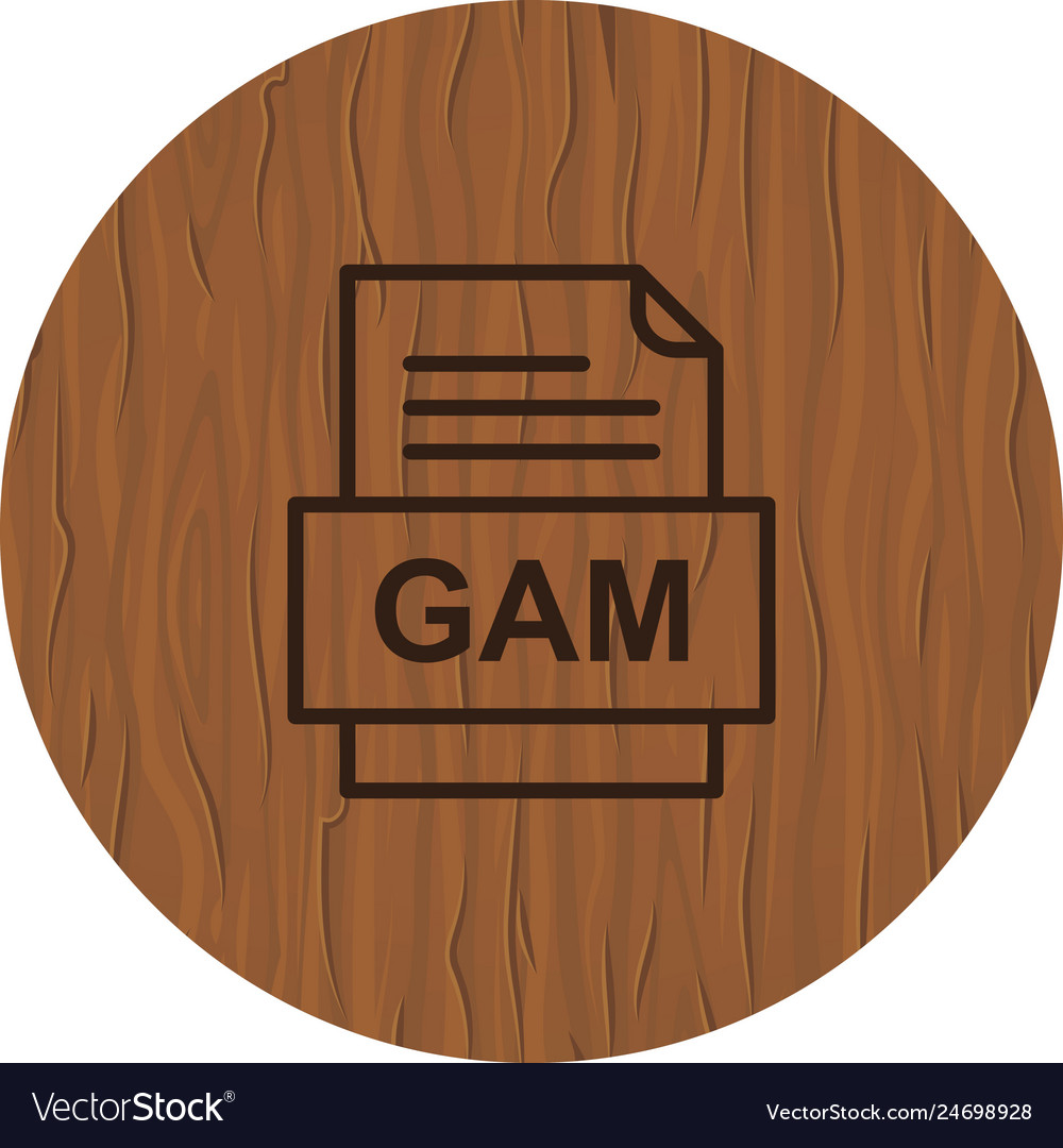 Gam file document icon