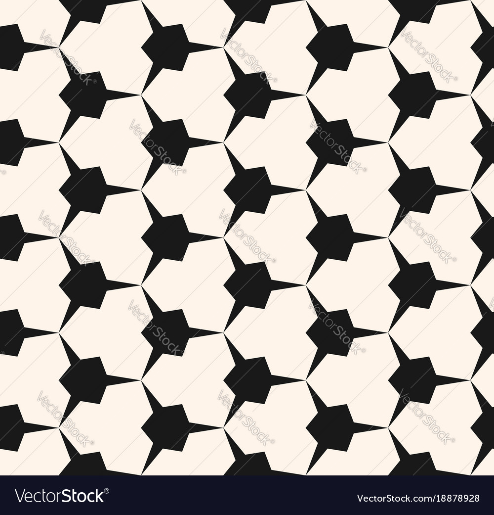 Geometric seamless pattern with triangular grid