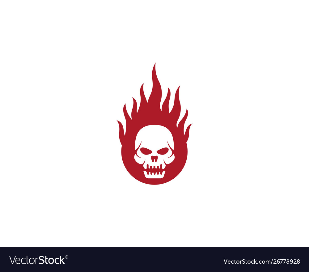 Skull devil logo