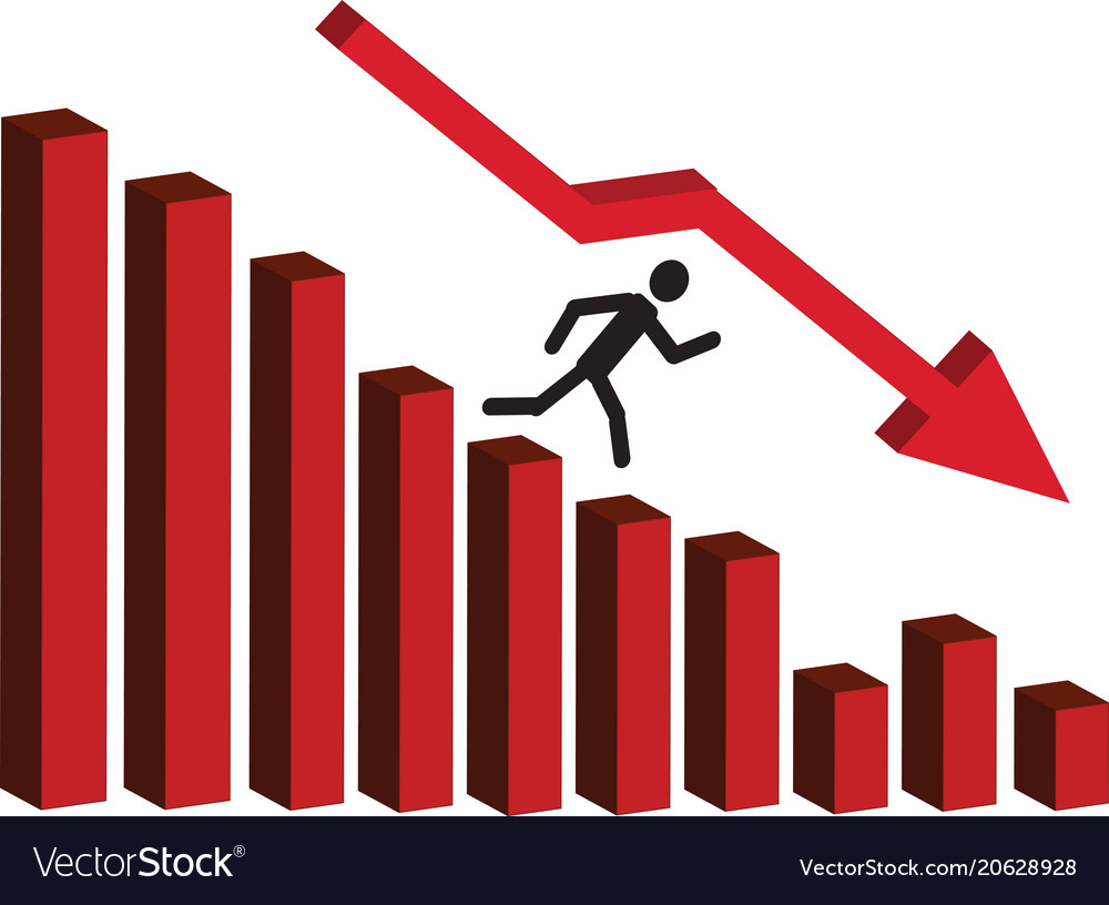 stock-market-is-going-down-royalty-free-vector-image